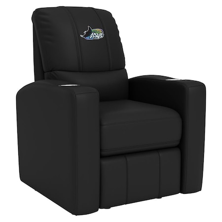 Dreamseat Stealth Recliner with Tampa Bay Rays Cooperstown Primary Logo XZ52082CDSMHTBLK-PSCOOP0105